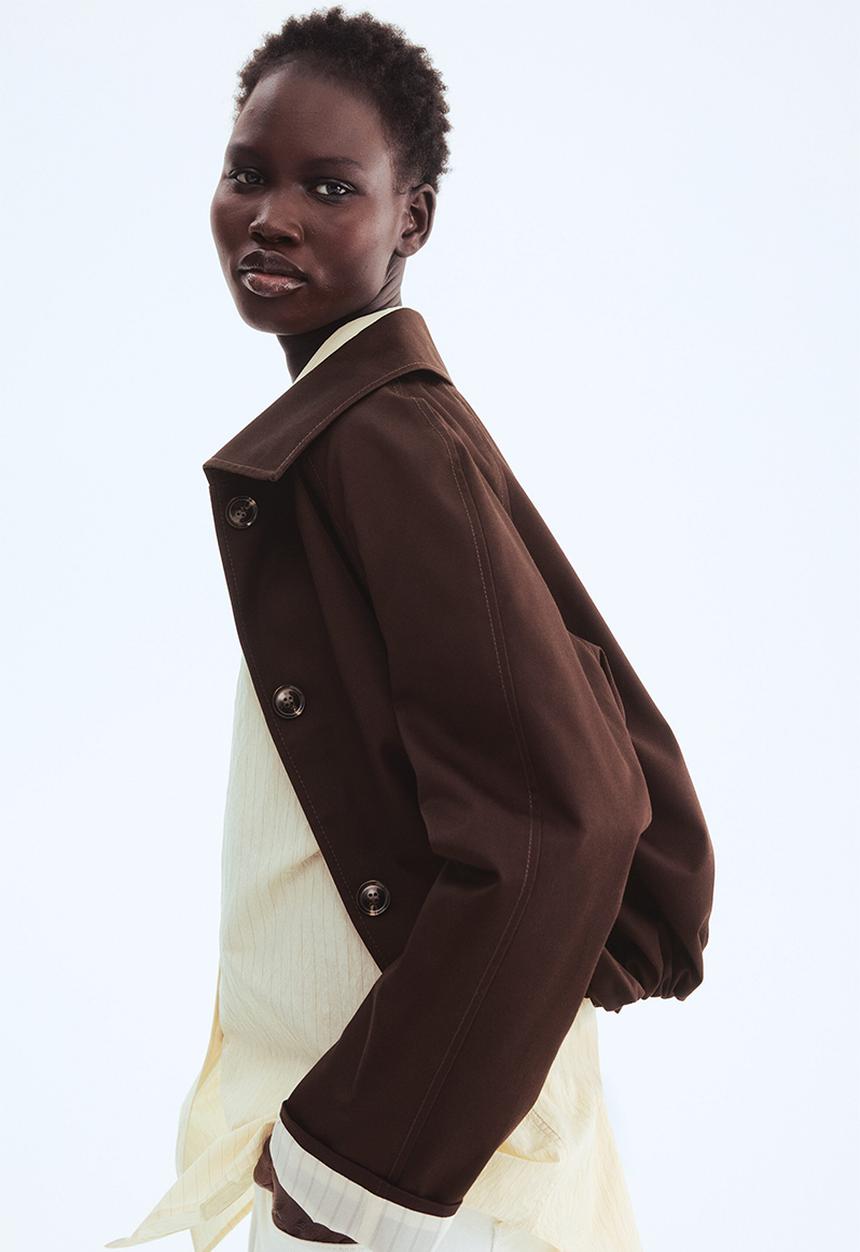 H&M - Twill jacket - dark brown
