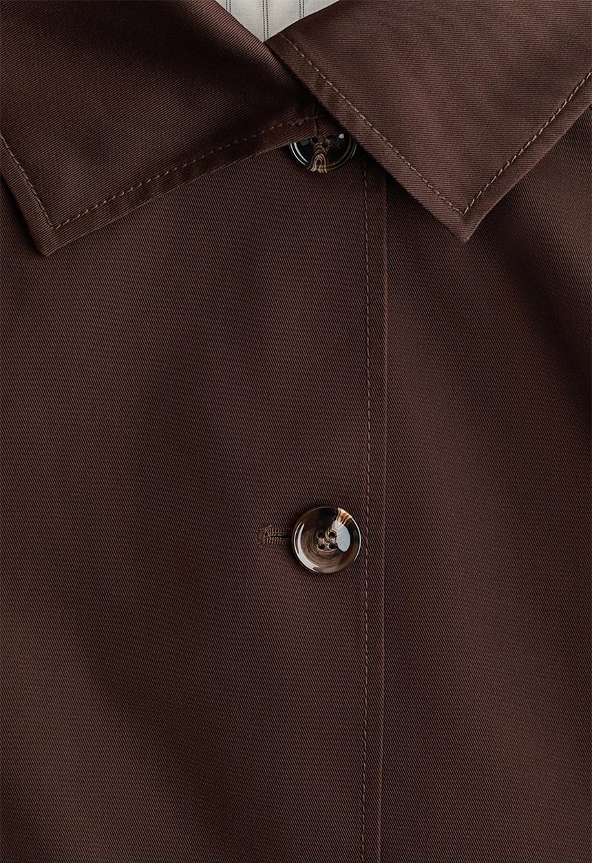 H&M - Twill jacket - dark brown