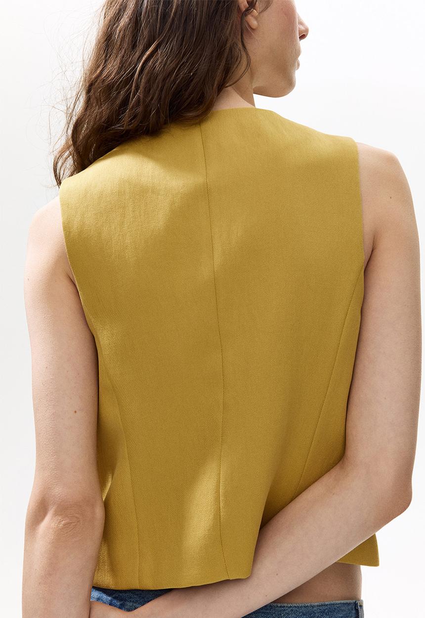 H&M - Waistcoat - yellow