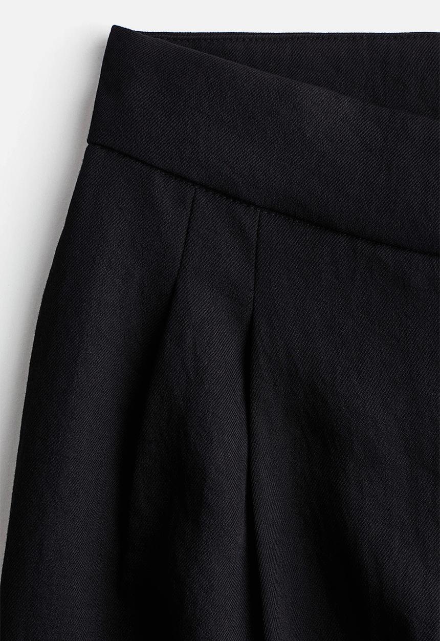 H&M - Balloon-leg twill trousers - black