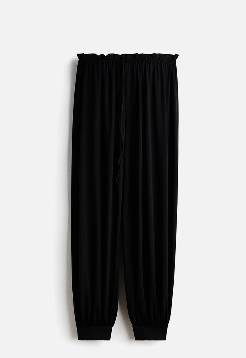 H&M - Jersey balloon trousers - black
