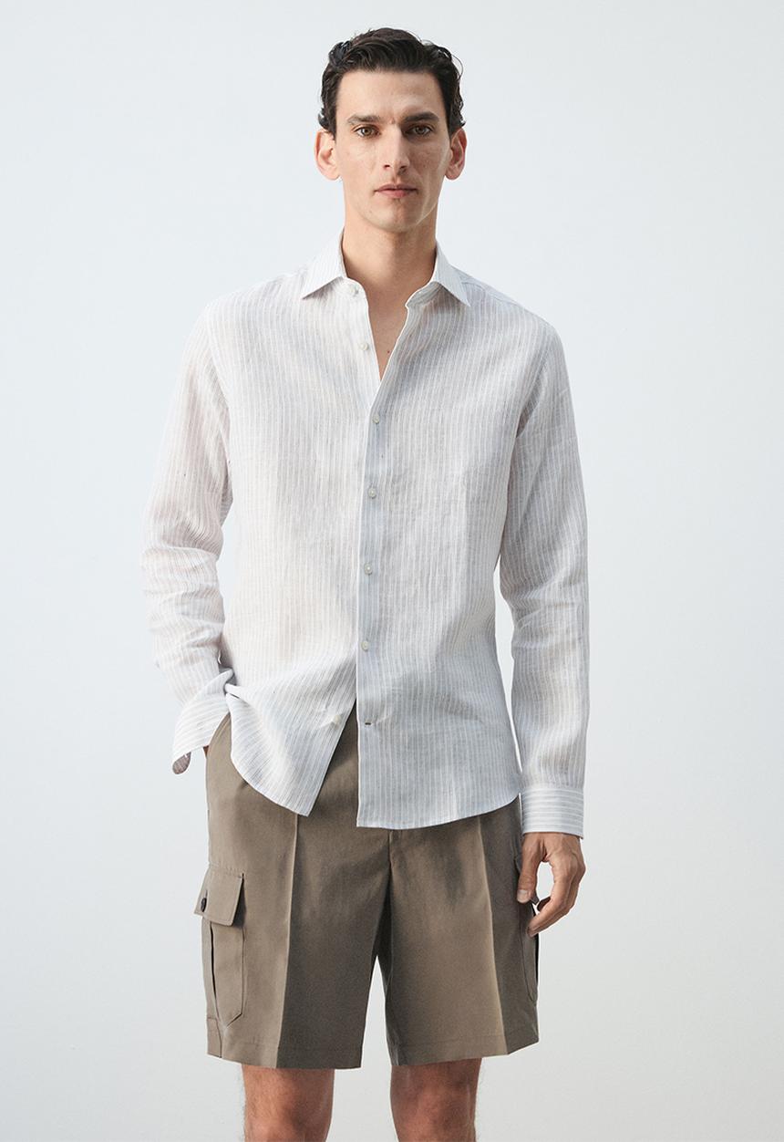 MANGO - Shirt Tucanr - Whiite
