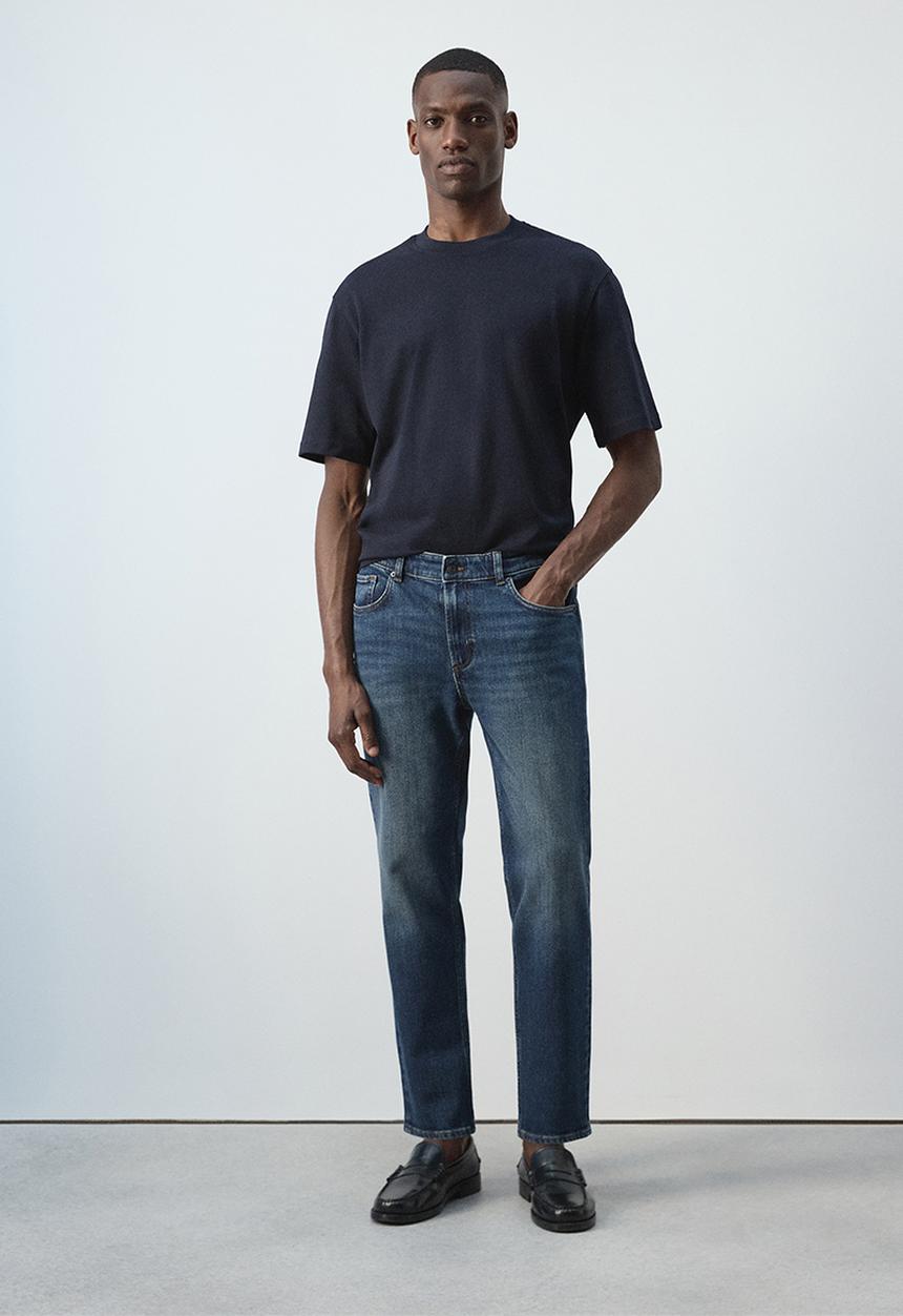 MANGO - Jeans Ben - Blue