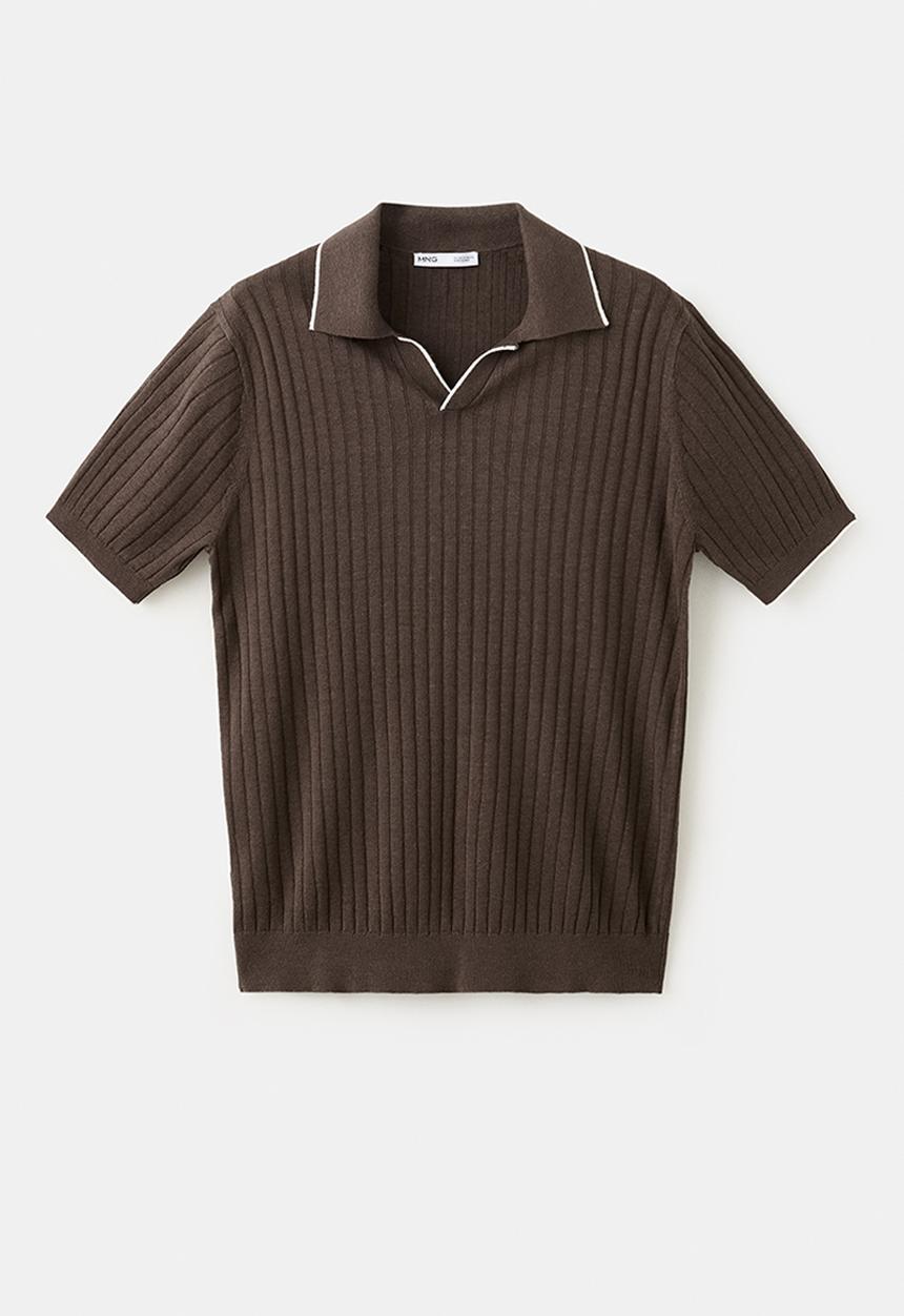MANGO - Poloshirt Orion - Brown