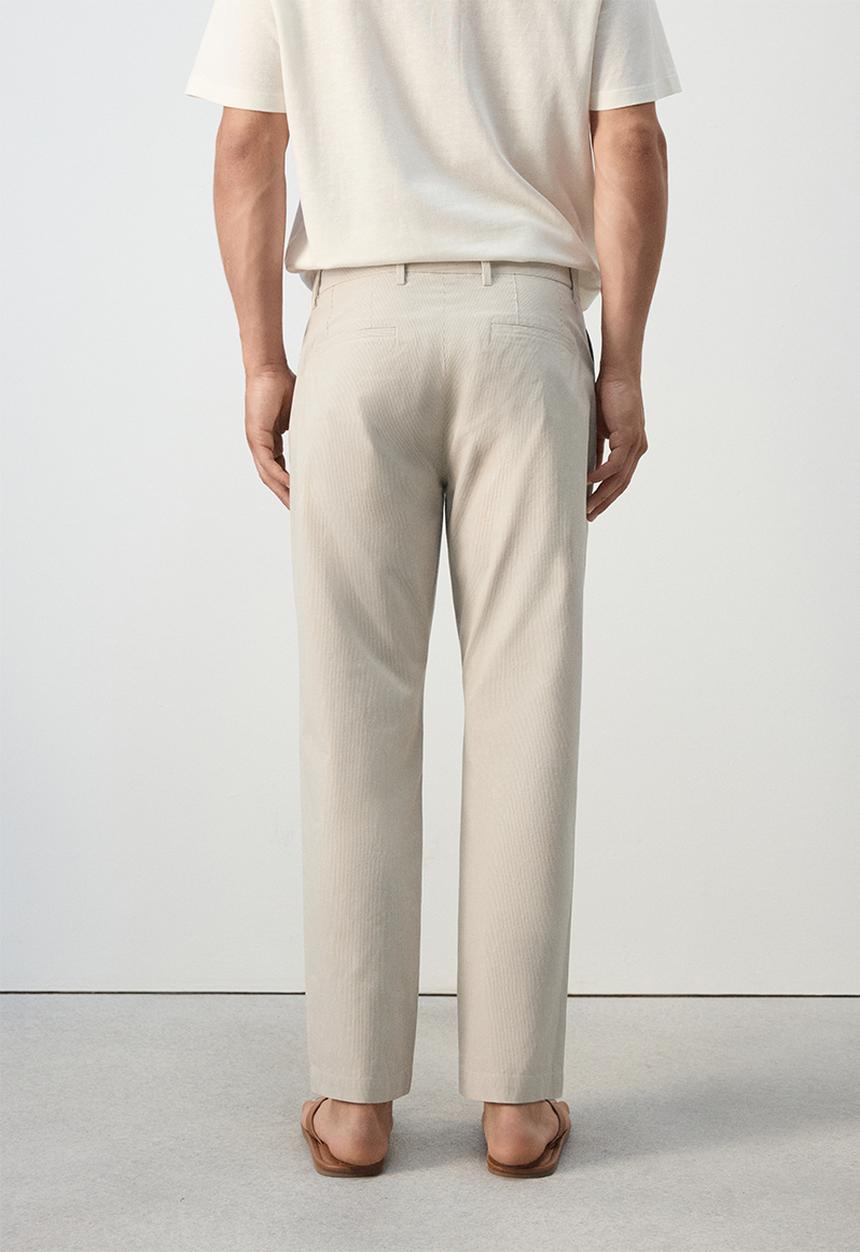 MANGO - Trousers Jon - Camel