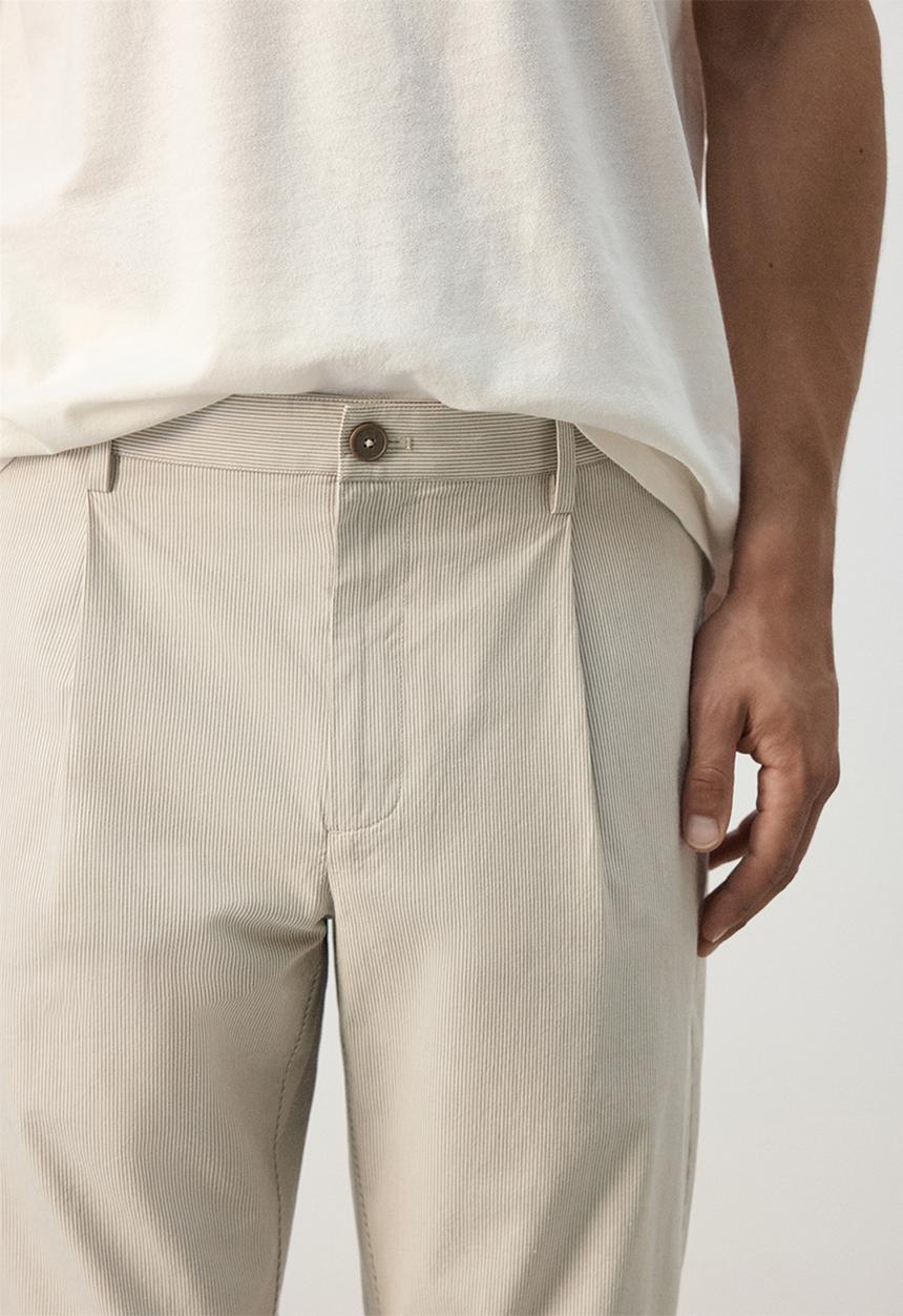 MANGO - Trousers Jon - Camel