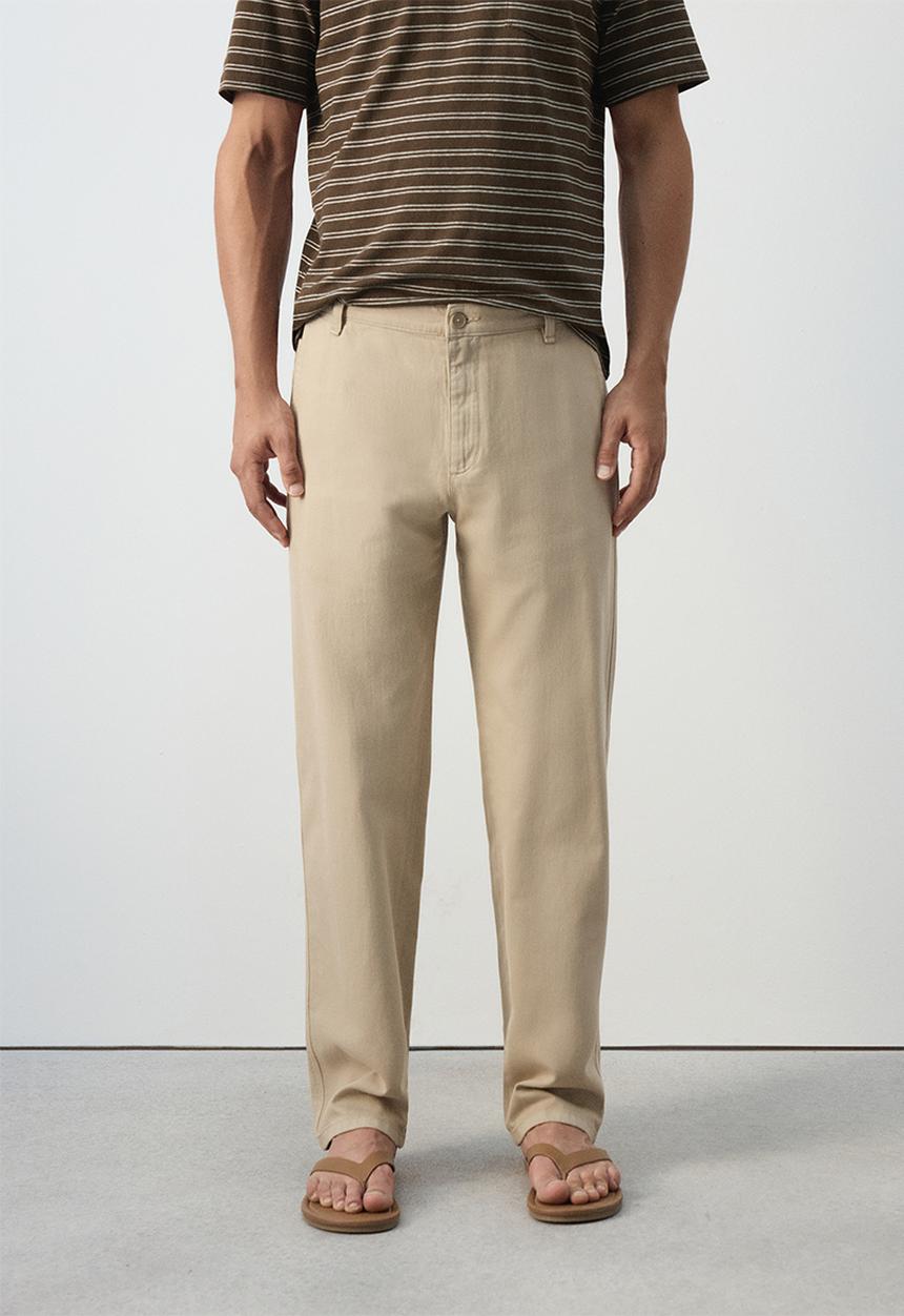 MANGO - Jeans Sandy - Beige