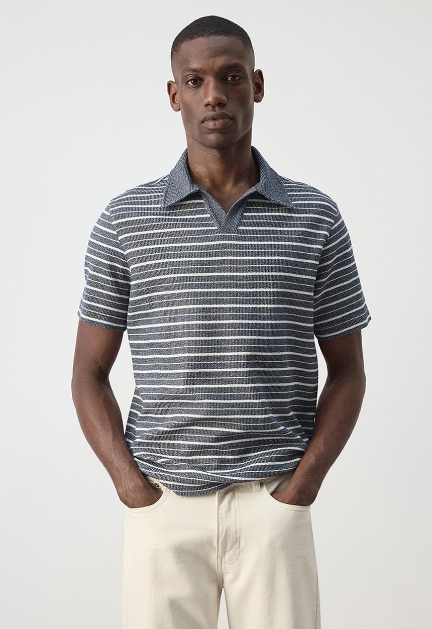 MANGO - Poloshirt Begur - Navy