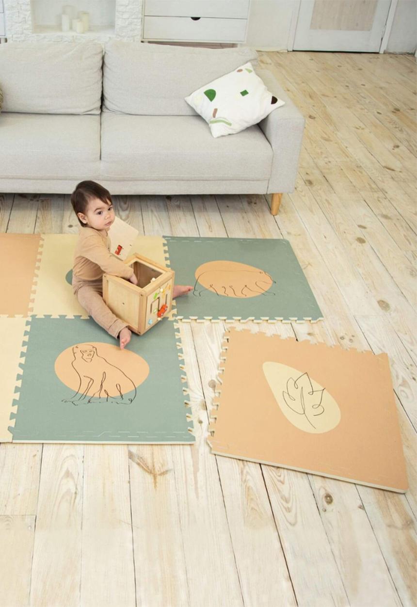 Hakuna Matte - XXL Foam Puzzle Play Mat - Jungle Sunset