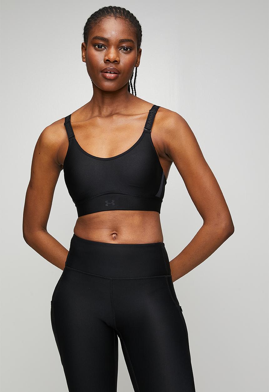Under Armour - Ua Infinity Mid 2.0 Bra - Black/Black