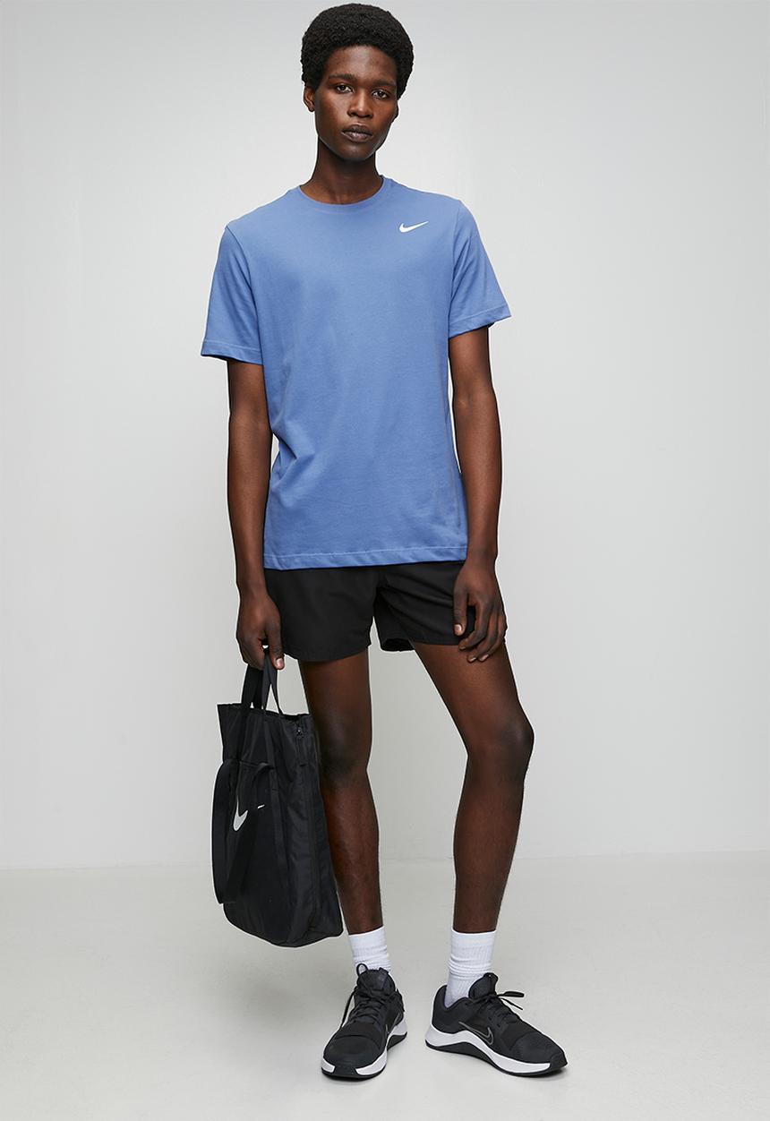 Nike -  Dri-FIT  Fitness/Training T-Shirt - Indigo Storm/White