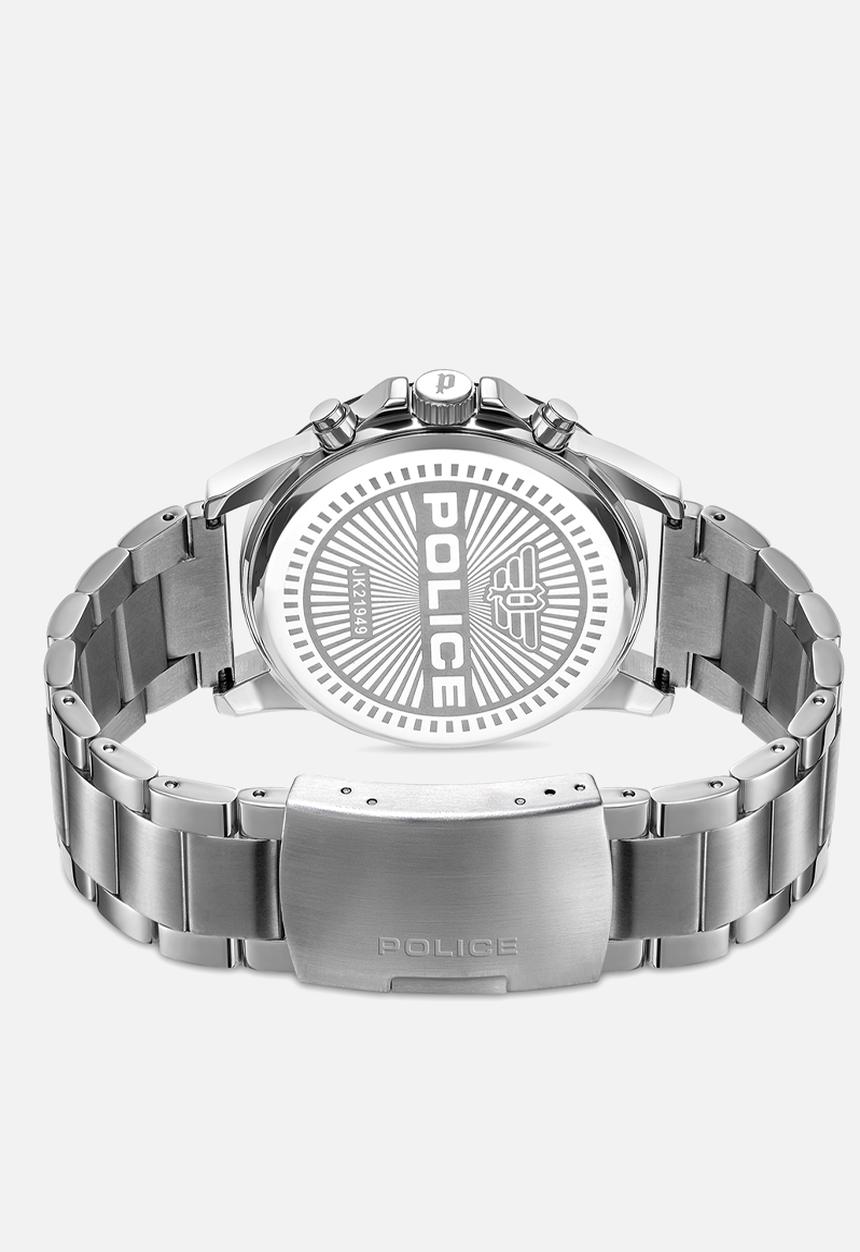 Police - Steel Case Dial Steel Strap - Black & Silver