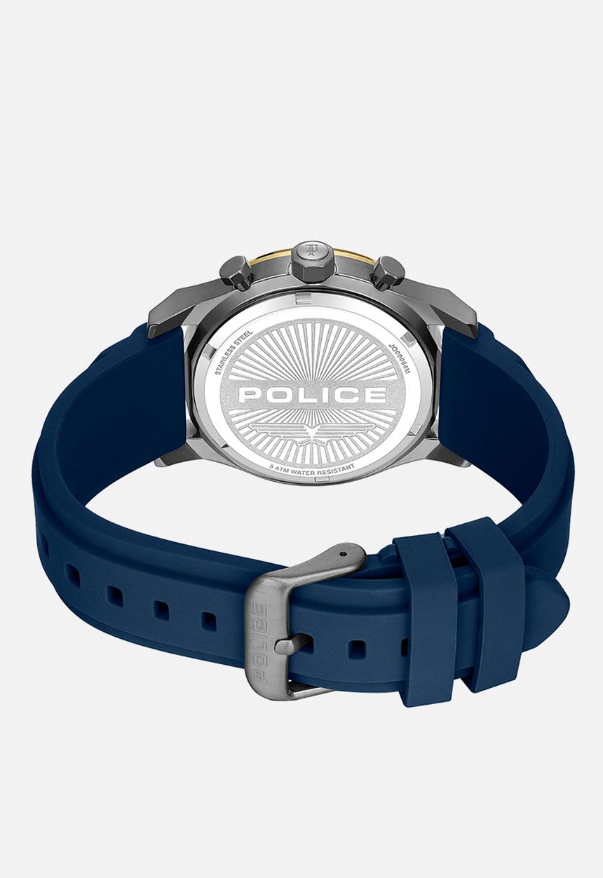 Police - IP Gun Case G Ring Silicone Strap - Blue