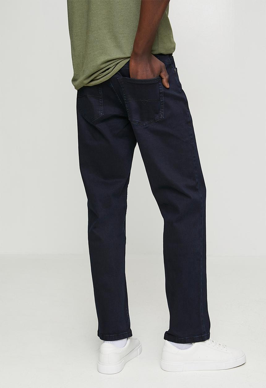 POLO - Mens Simon straight leg jean - black