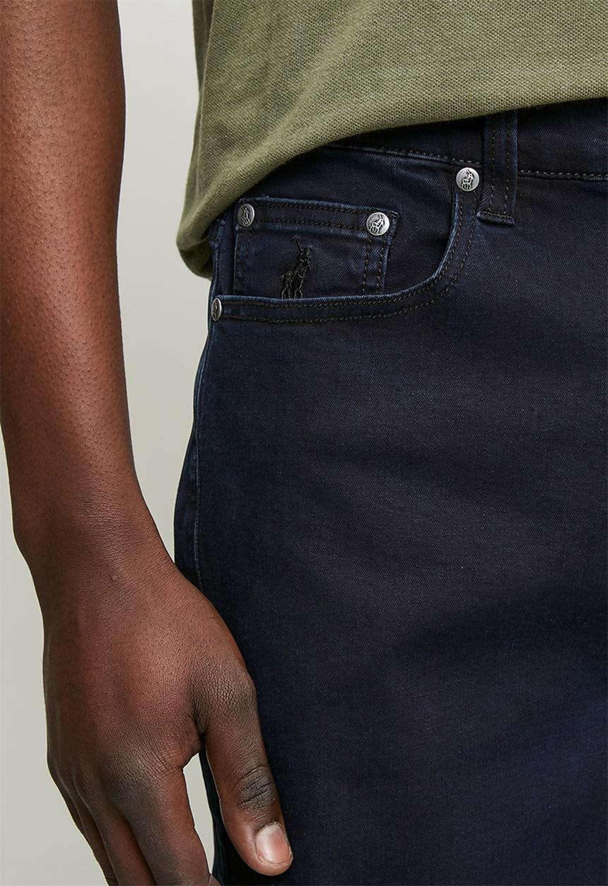POLO - Mens Simon straight leg jean - black