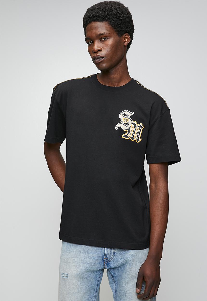 Steve Madden - Mens Levin Crew Neck T-Shirt - Black