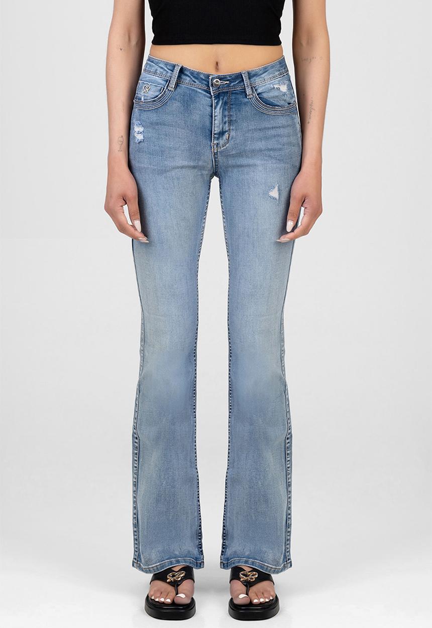 SISSY BOY - Alyssa Bootleg Jeans - Medium Vintage
