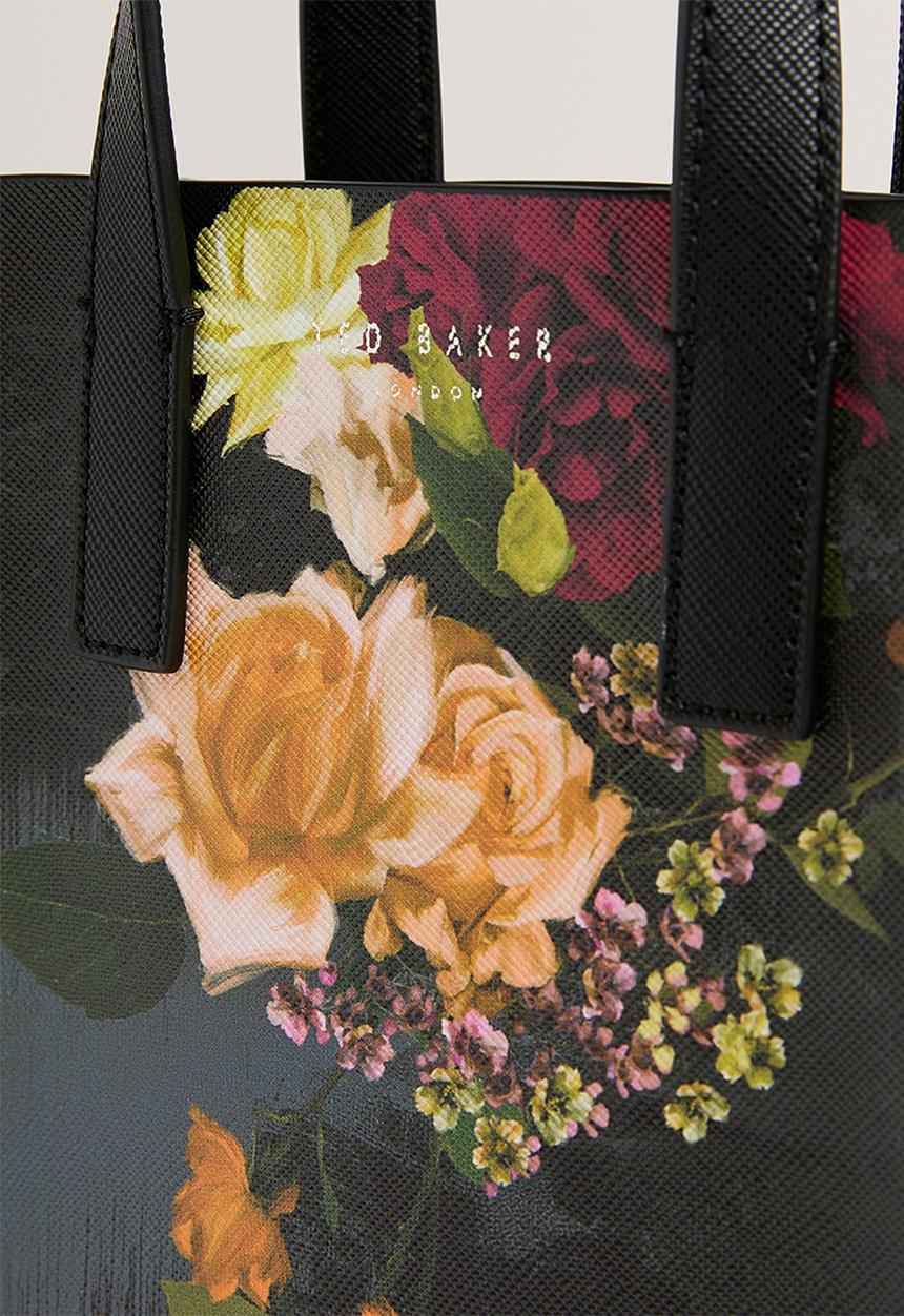 Ted Baker - Vecon: Floral Printed Mini Icon - Black