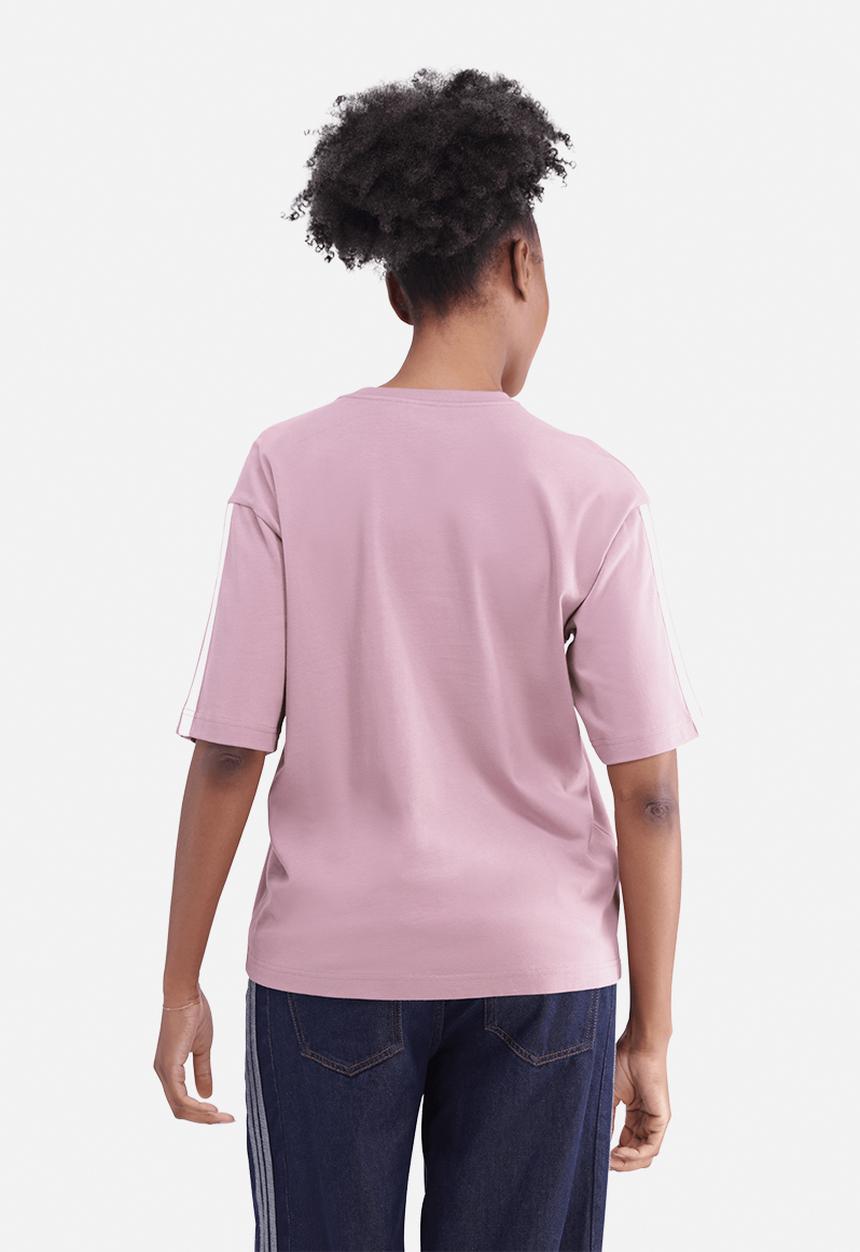 adidas Performance - W 3S Sj Bf T - Magic Mauve / White