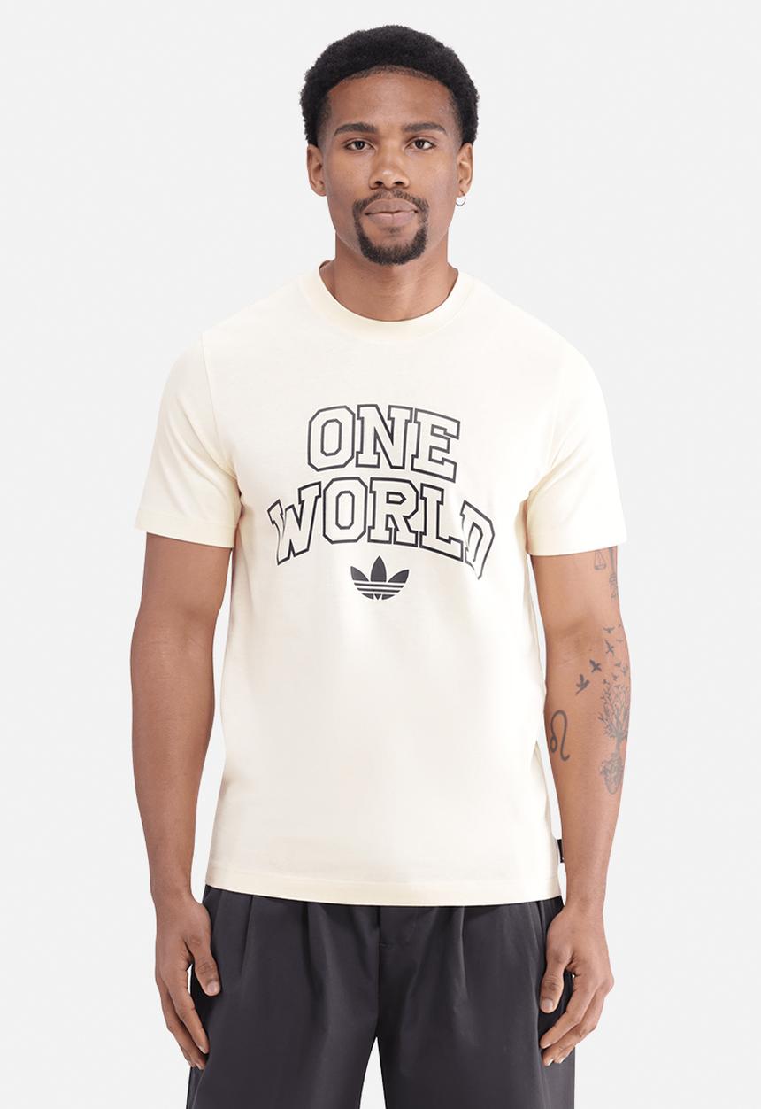 adidas Originals - One World Tee - Warm Vanilla