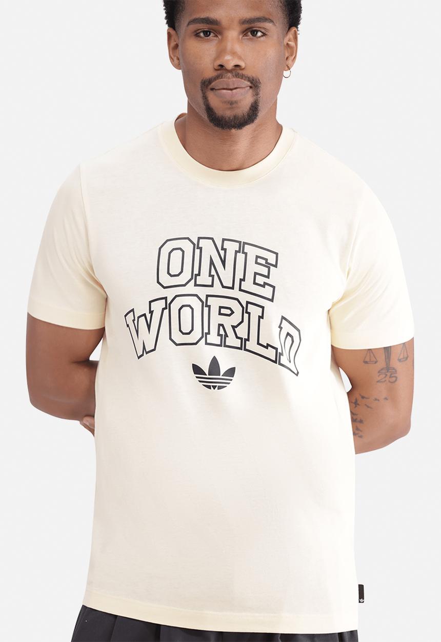 adidas Originals - One World Tee - Warm Vanilla