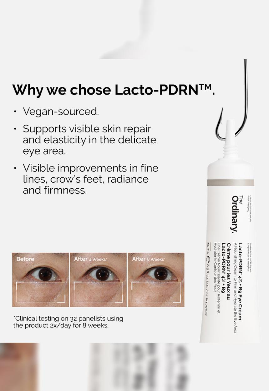 The Ordinary. - Lacto-PDRN* 4% + B9 Eye Cream 15ml