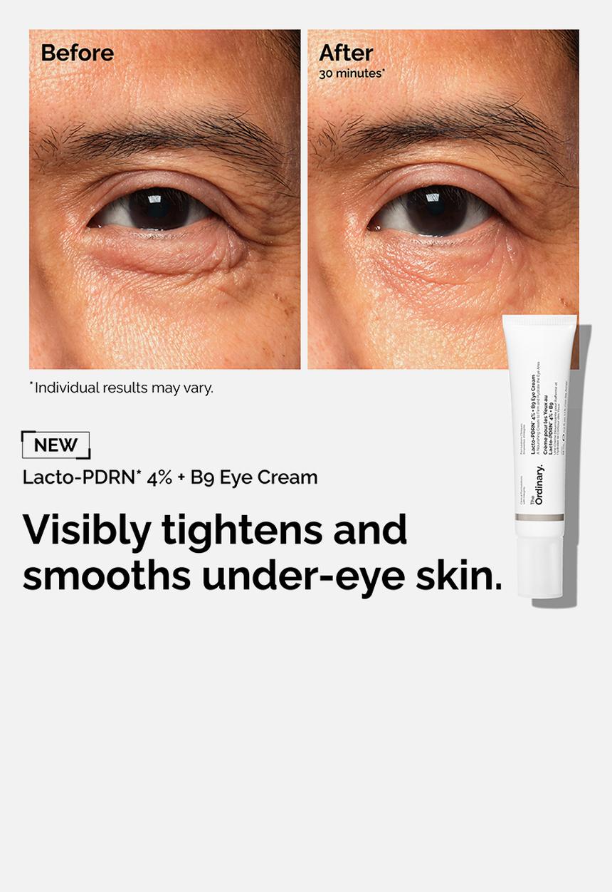 The Ordinary. - Lacto-PDRN* 4% + B9 Eye Cream 15ml
