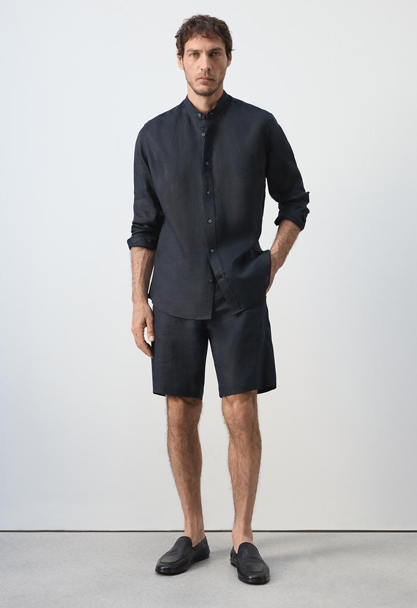 MANGO - Shirt Chennai - Navy