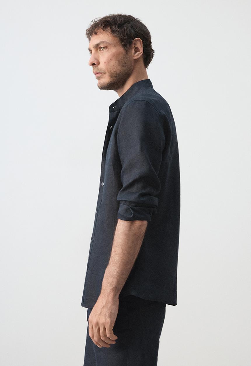 MANGO - Shirt Chennai - Navy
