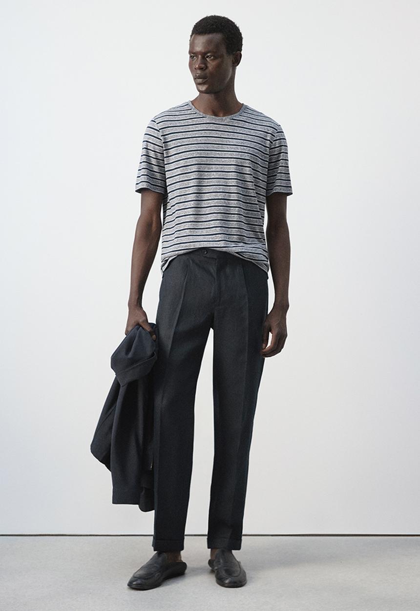 MANGO - T-Shirt Limar - Navy