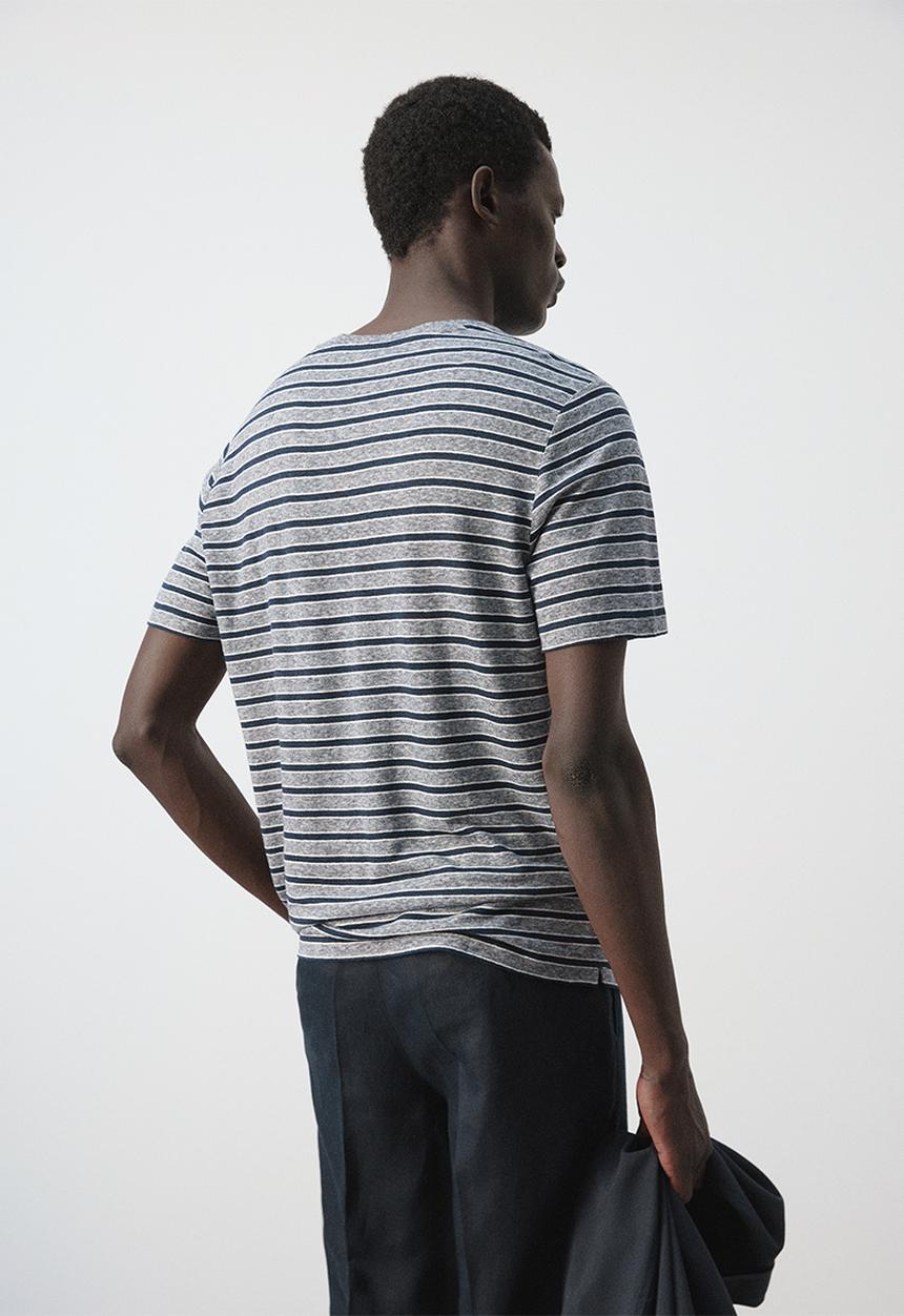 MANGO - T-Shirt Limar - Navy
