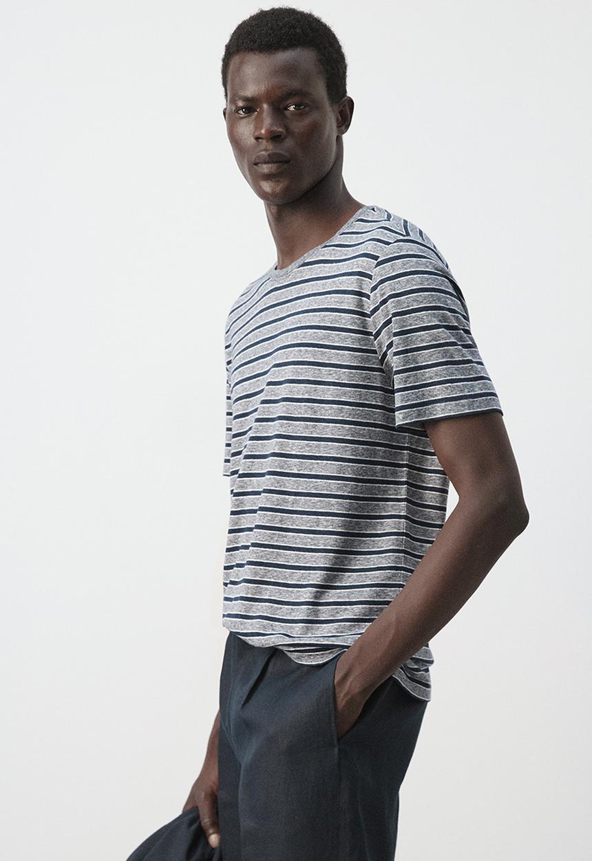 MANGO - T-Shirt Limar - Navy