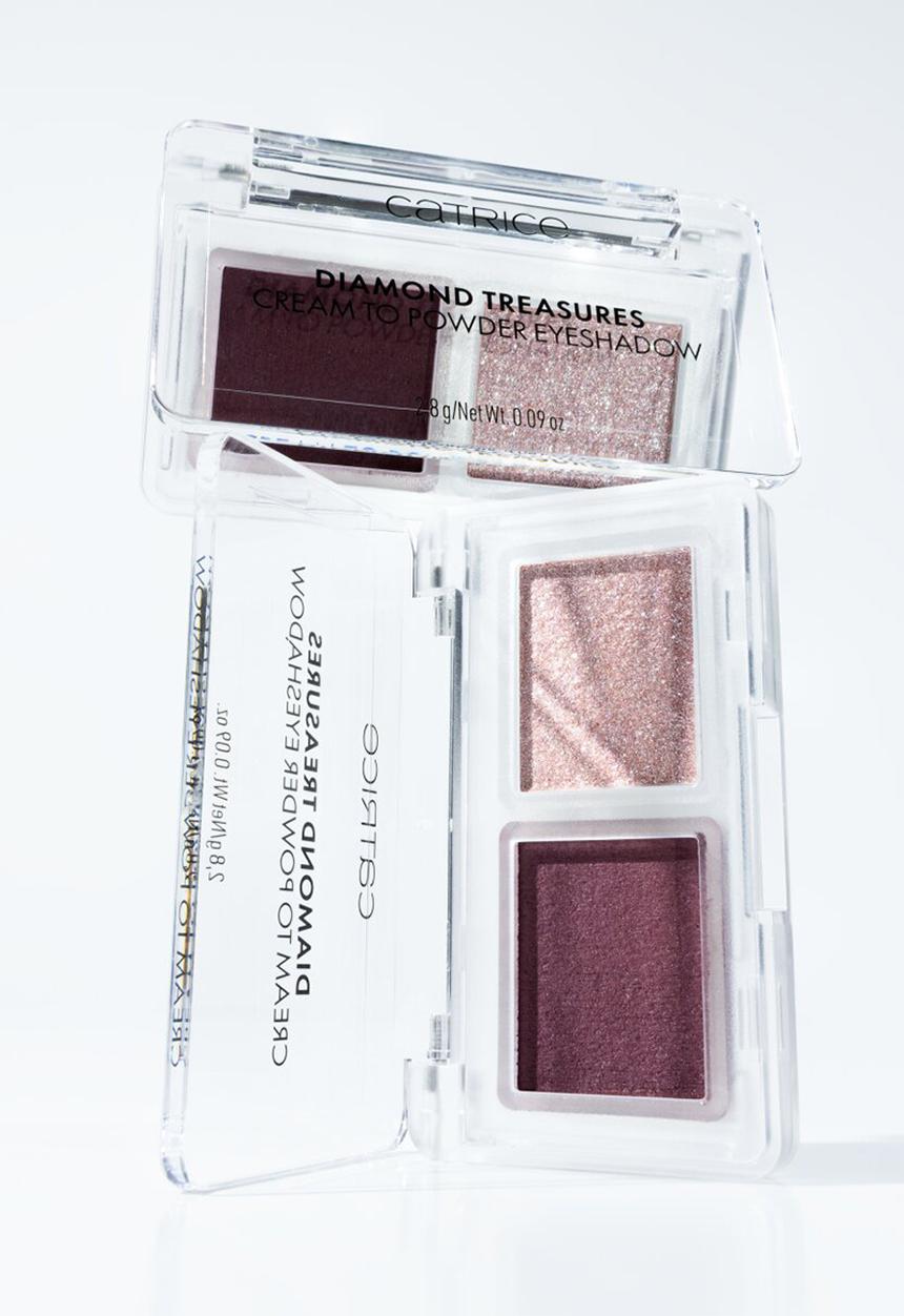 Catrice - Diamond Treasures Cream to Powder Eyesha - Burgundy Glitz