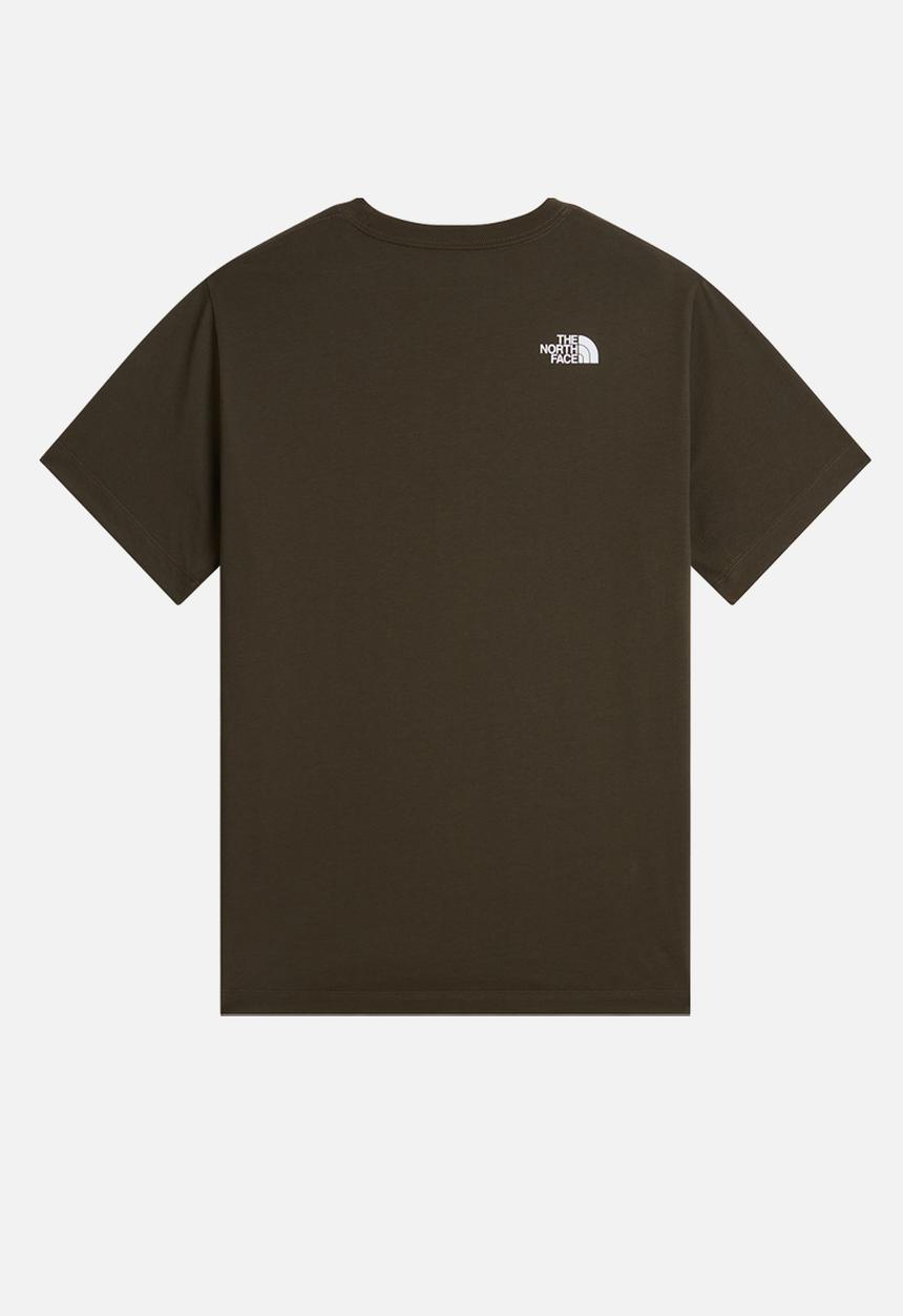 The North Face - Men's evolution half dome regular T-shirt - taupe green
