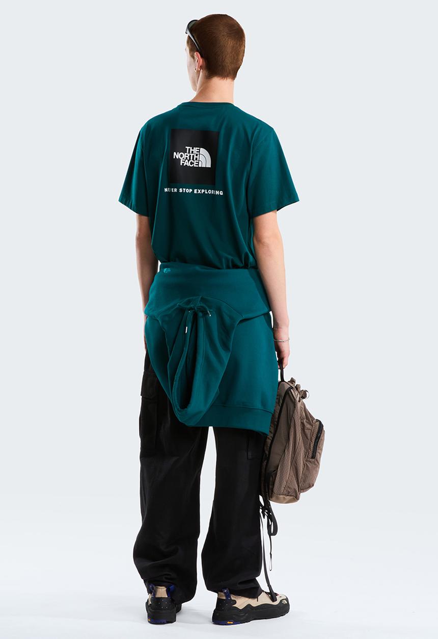 The North Face - M evolution box nse regular short sleeve - pacific teal