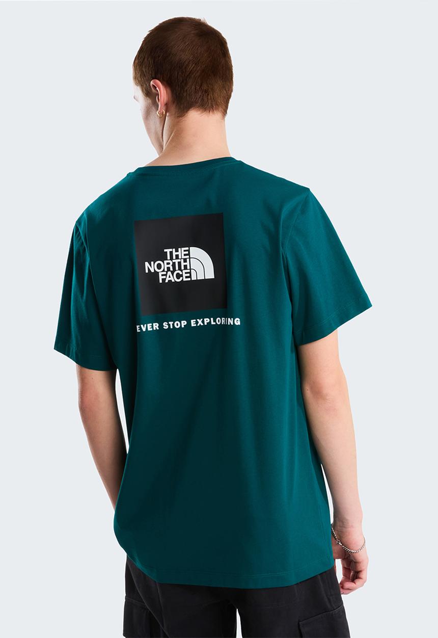 The North Face - M evolution box nse regular short sleeve - pacific teal