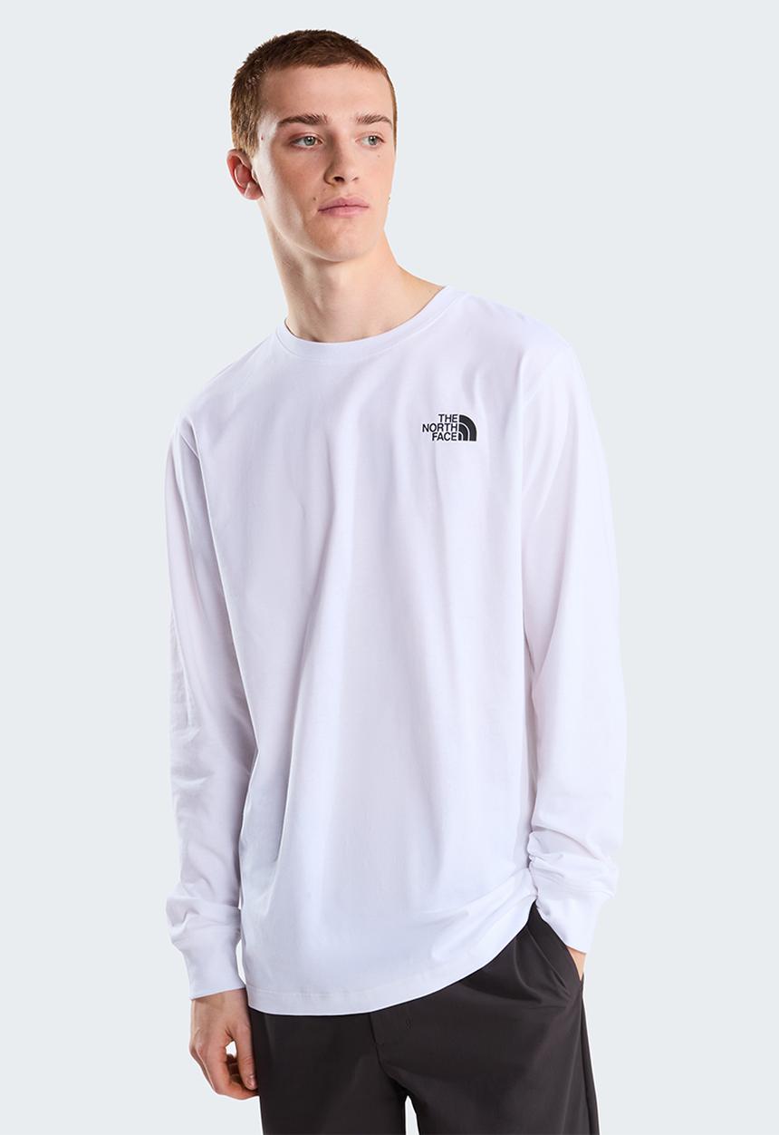 The North Face - M evolution box nse regular long sleeve tnf - white