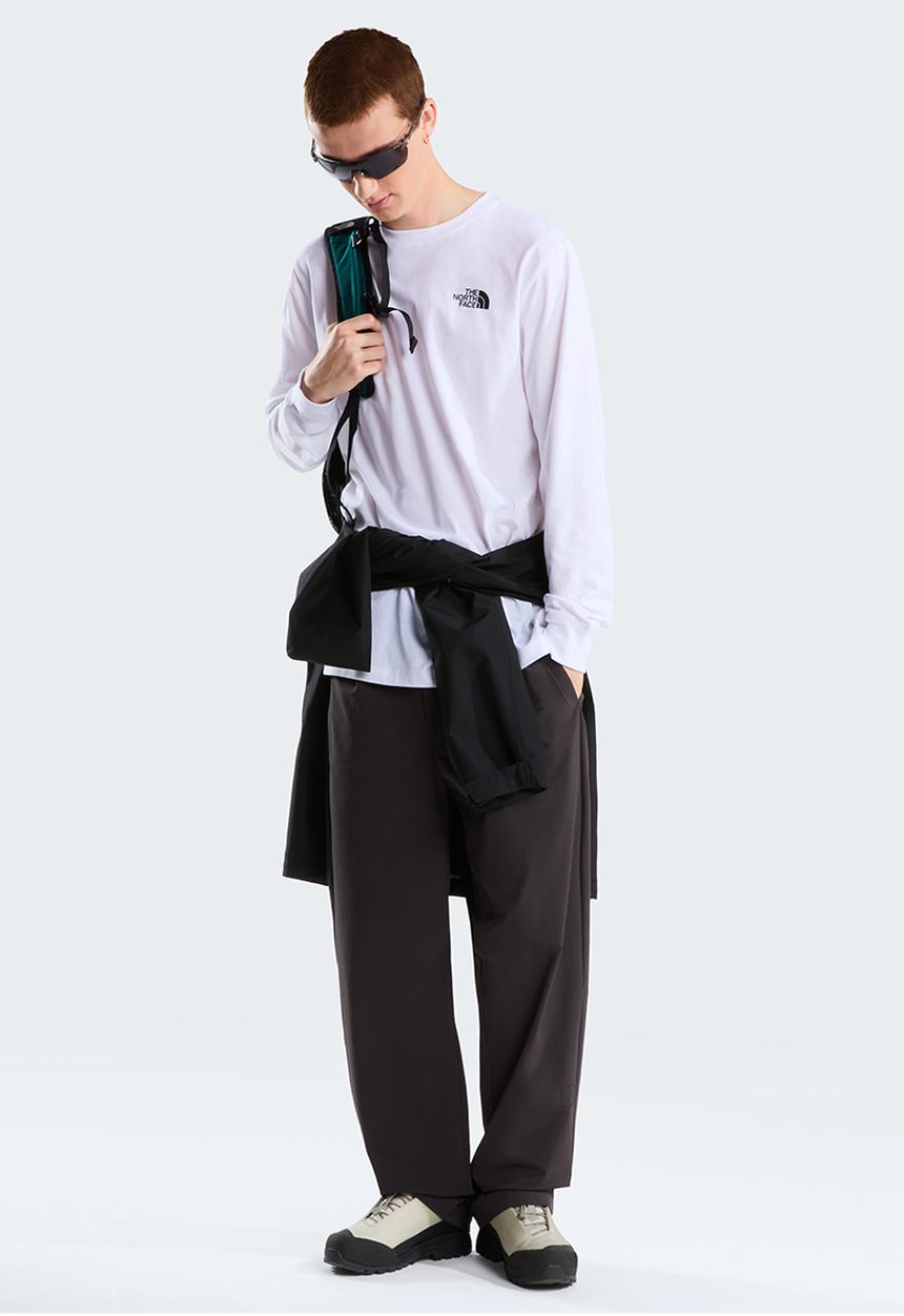 The North Face - M evolution box nse regular long sleeve tnf - white
