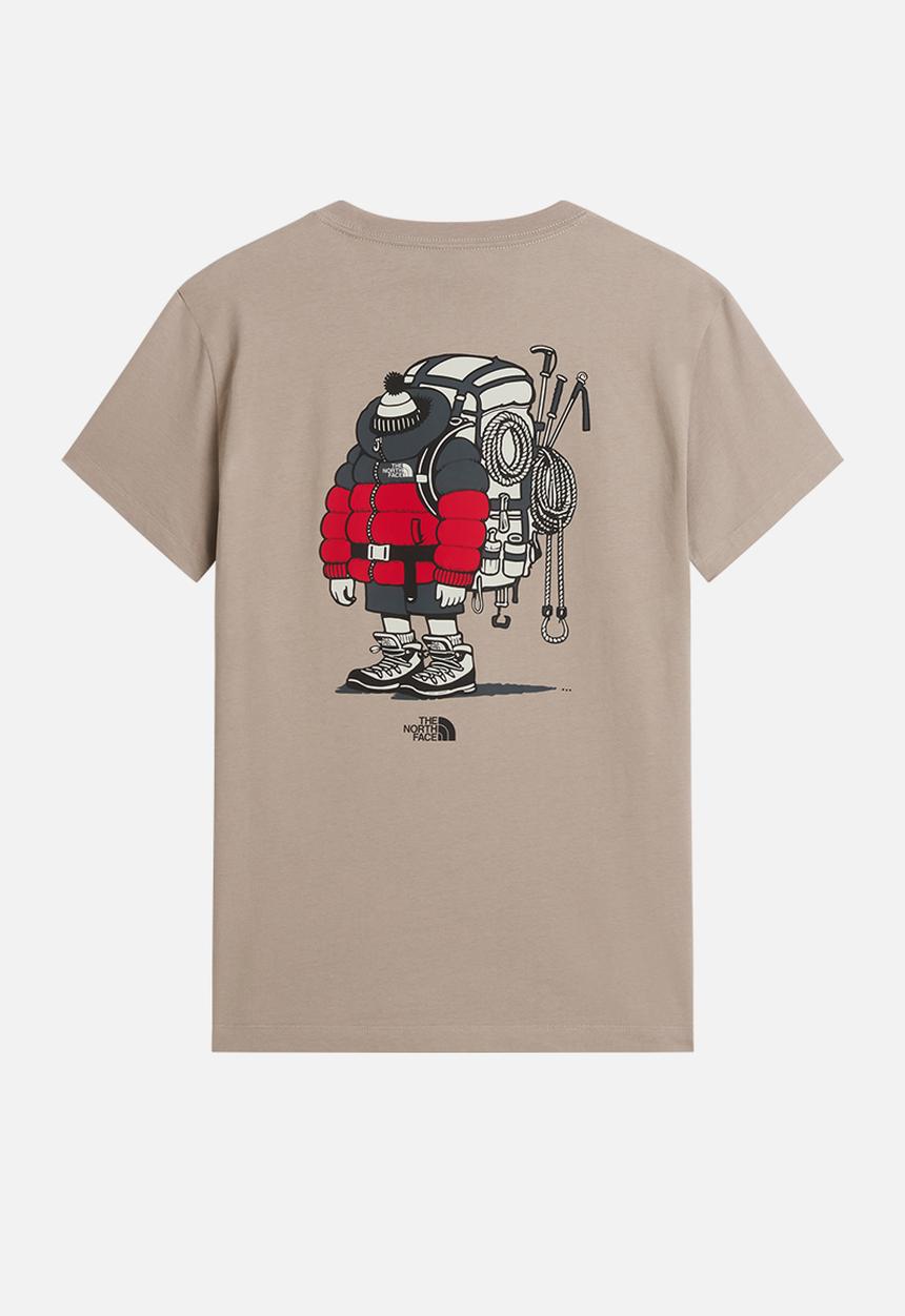 The North Face - GEAR UP GET OUT RLX SS TEEGRAPHIC. - Stone Slab