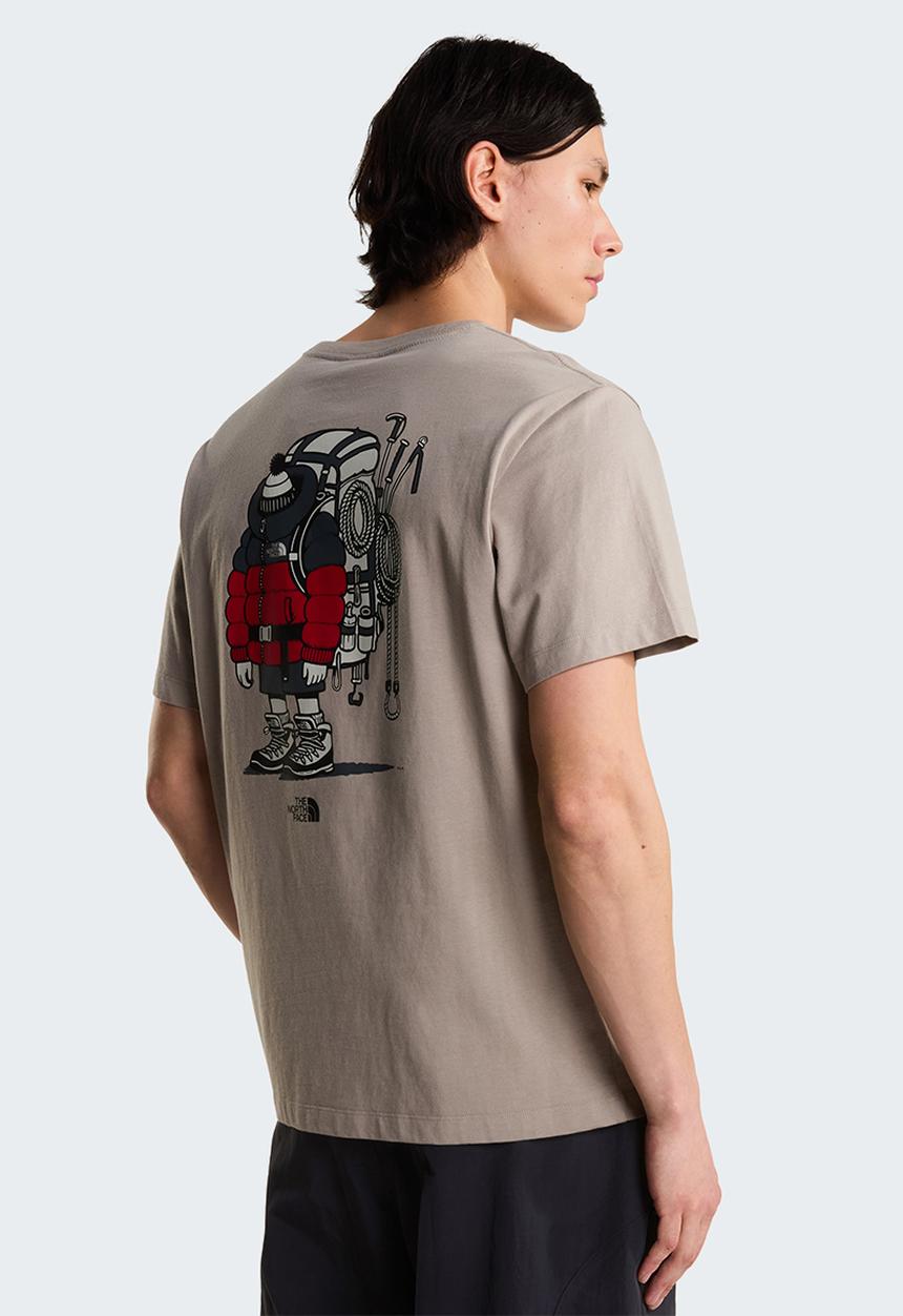 The North Face - GEAR UP GET OUT RLX SS TEEGRAPHIC. - Stone Slab