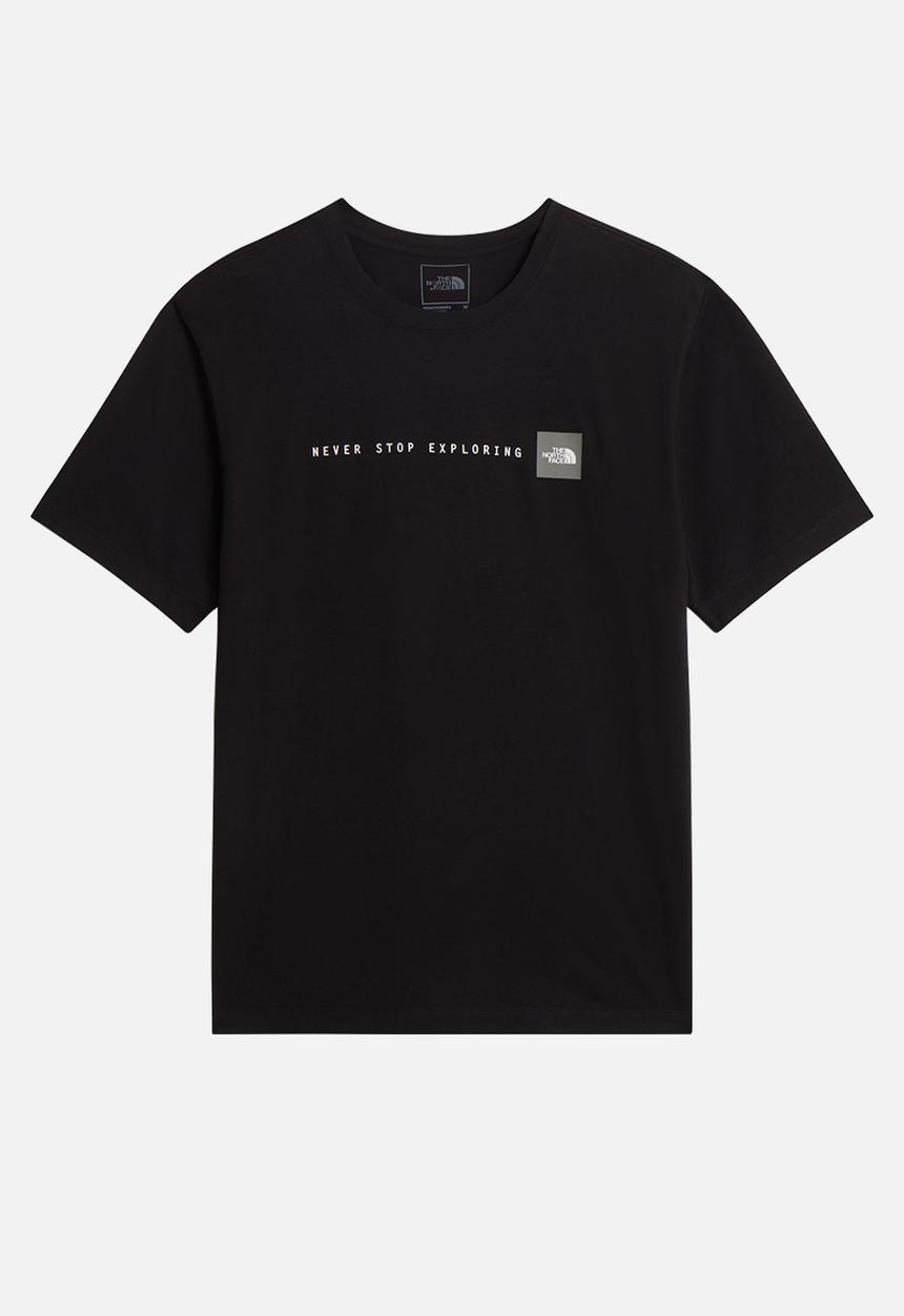 The North Face - M nse reg ss teegraphic tnf - black/tnf white