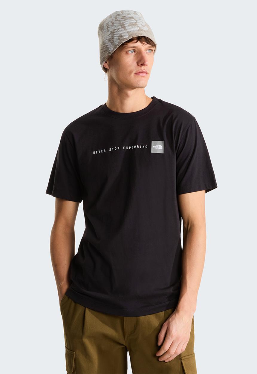 The North Face - M nse reg ss teegraphic tnf - black/tnf white