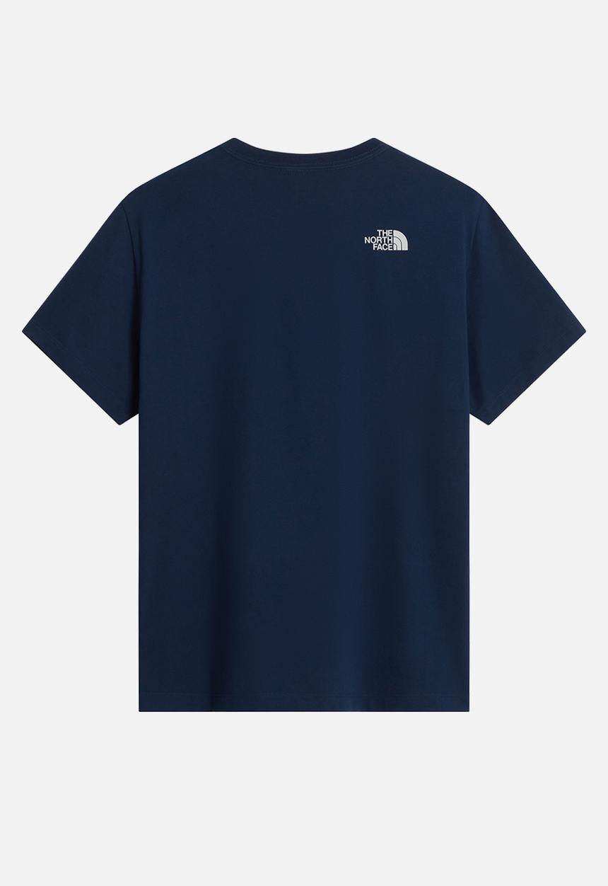 The North Face - M mountain LINE regular short sleeve tee - summit navy