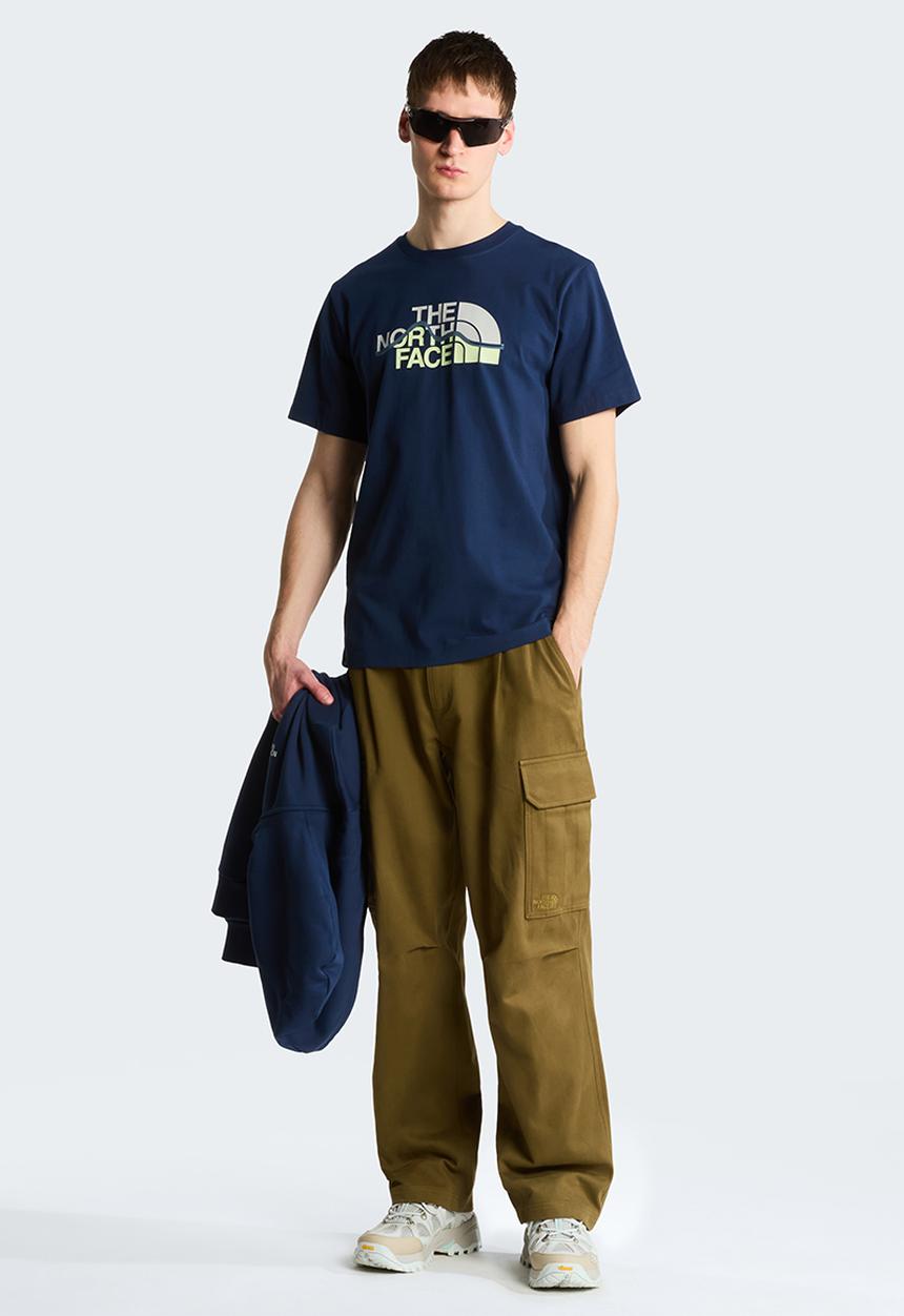 The North Face - M mountain LINE regular short sleeve tee - summit navy