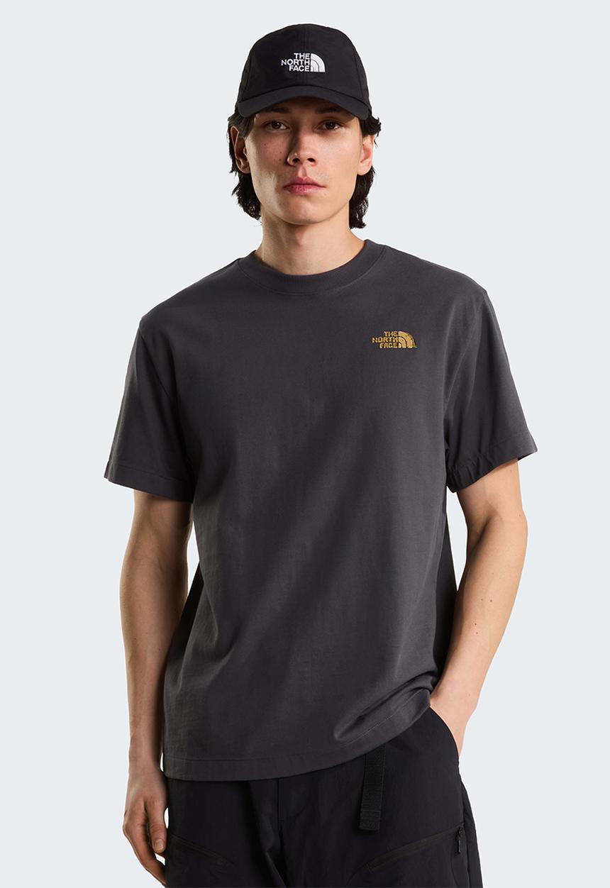 The North Face - U STONE LOGO RLX SS TEE-GRAPHIC - ANTHRACITE GREY