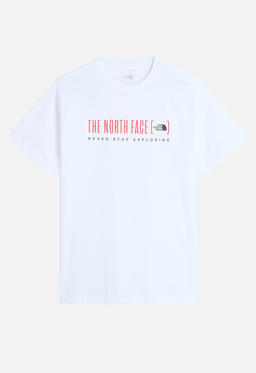 The North Face - M BRACKET LOGO REGULAR SS TEE - TNF WHITE