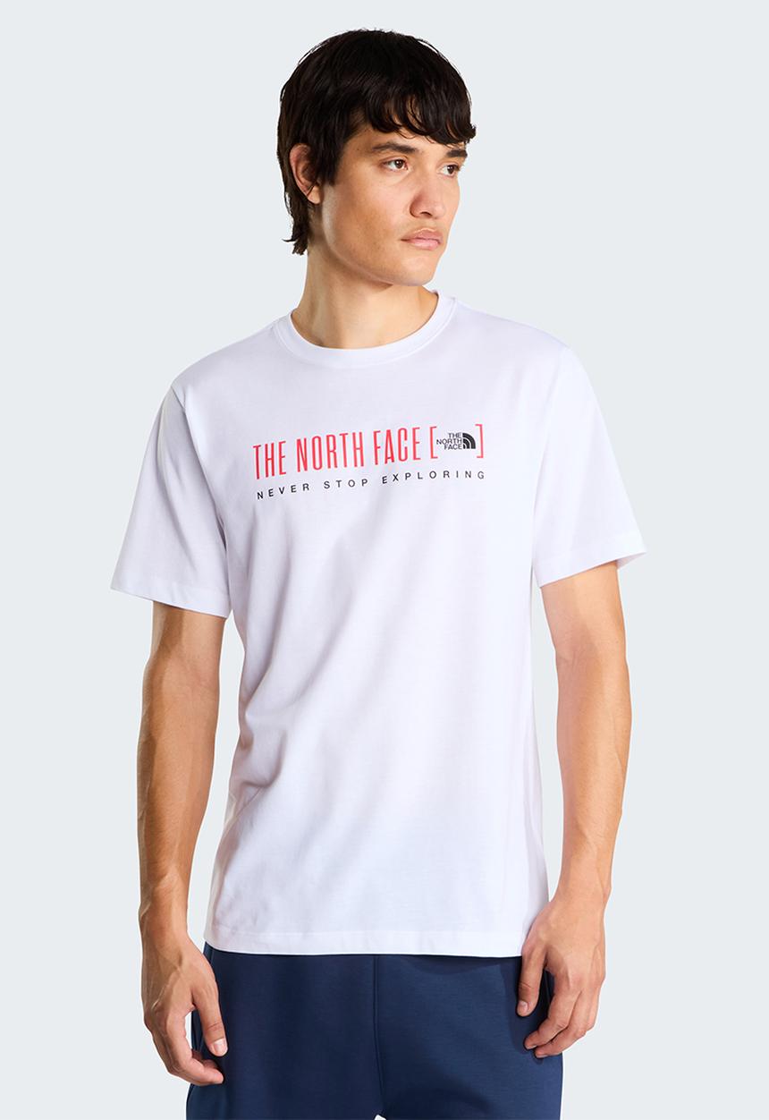 The North Face - M BRACKET LOGO REGULAR SS TEE - TNF WHITE