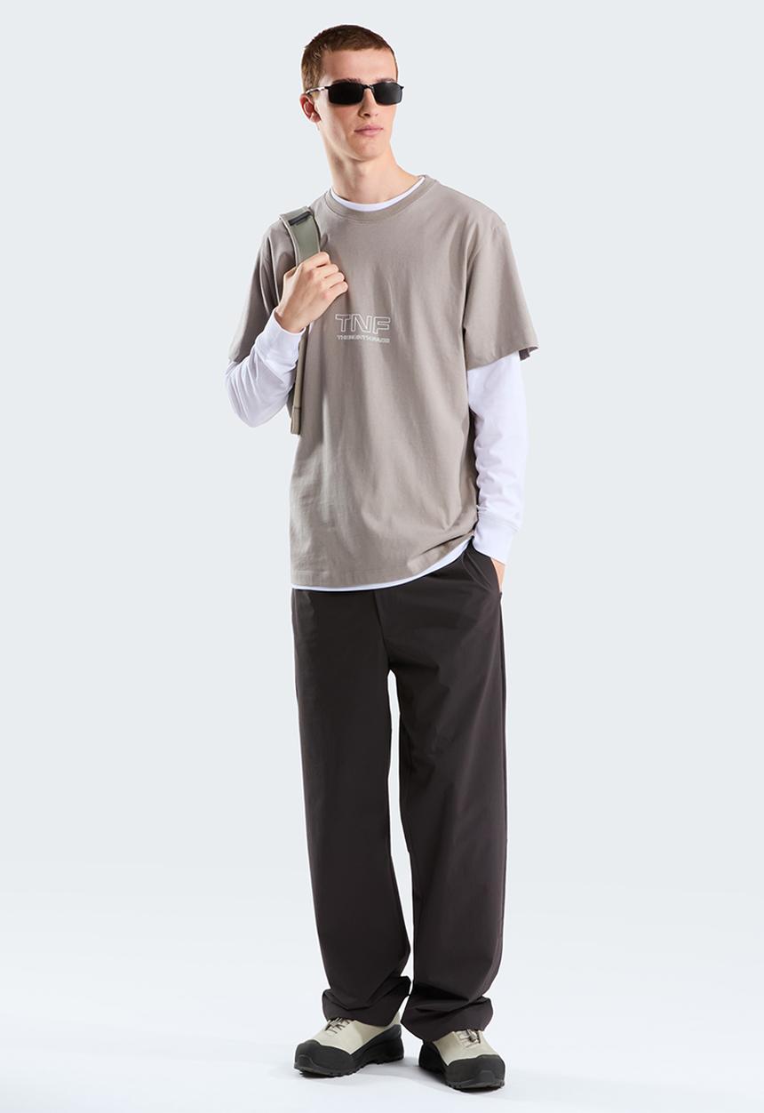 The North Face - U ZUMU 2.0 RELAXED SS TEE - Stone Slab