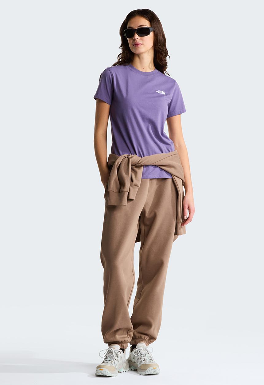 The North Face - W Evolution Simple Dome Slm Short Sleeve Tee - Grounded Plum