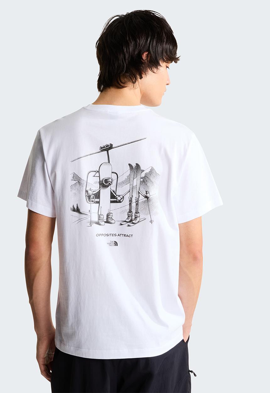 The North Face - U opposites attract rlx ss tee-graphic - tnf white